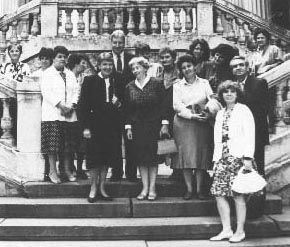 Встреча в библиотеке, 1992 г. 