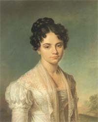 М.Н.Раевская. Неизвестный художник. 1821 г.